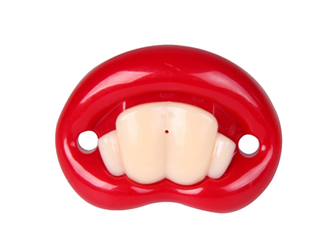 Primerox chupeta Divertida para Bebês Recém nascidos Chupeta de Dentes Presente para Meninos e Meninas