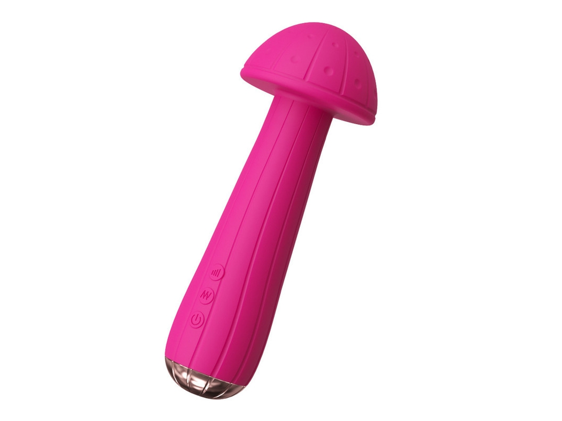 Vibrador De Massagem De Silicone Recarregvel Usb Com 5 Modos De Frequncia 5 (rosa Vermelha)
