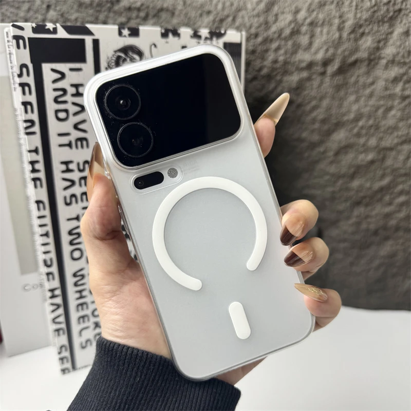 Capa Protetora Para Carregamento Sem Fio (branca Xiaomi 17 Pro), Material De Policarbonato Fosco.