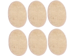 Lurelia Conjunto De 6 Buchas Vegetais De Banho Para Duche, Bucha Vegetal