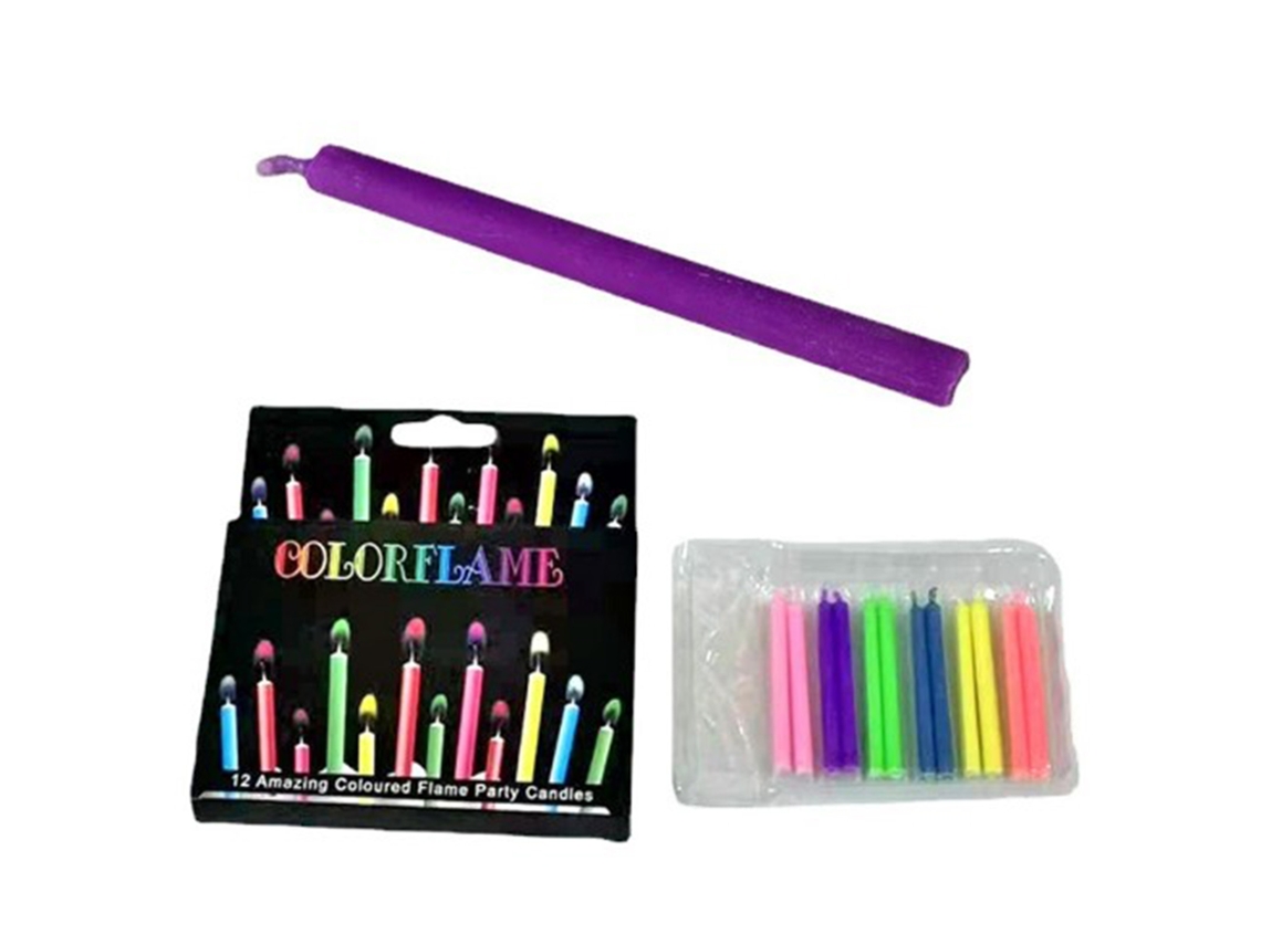 Velas De Chama Colorida Laxiscreed Para Festas E Decorações Celebrativas