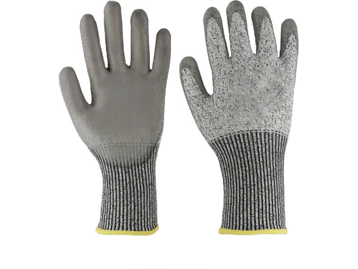 Luva CHEMITOOL SAFETY Revestida Poliuretano/Hppe Cinza