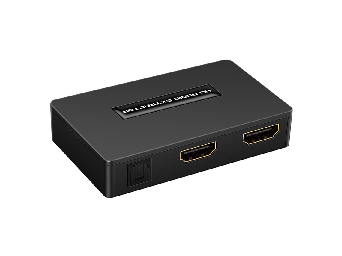 Separador Áudio HDMI 4k 5.1 Óptico 3.5mm Extrator Som CHARM