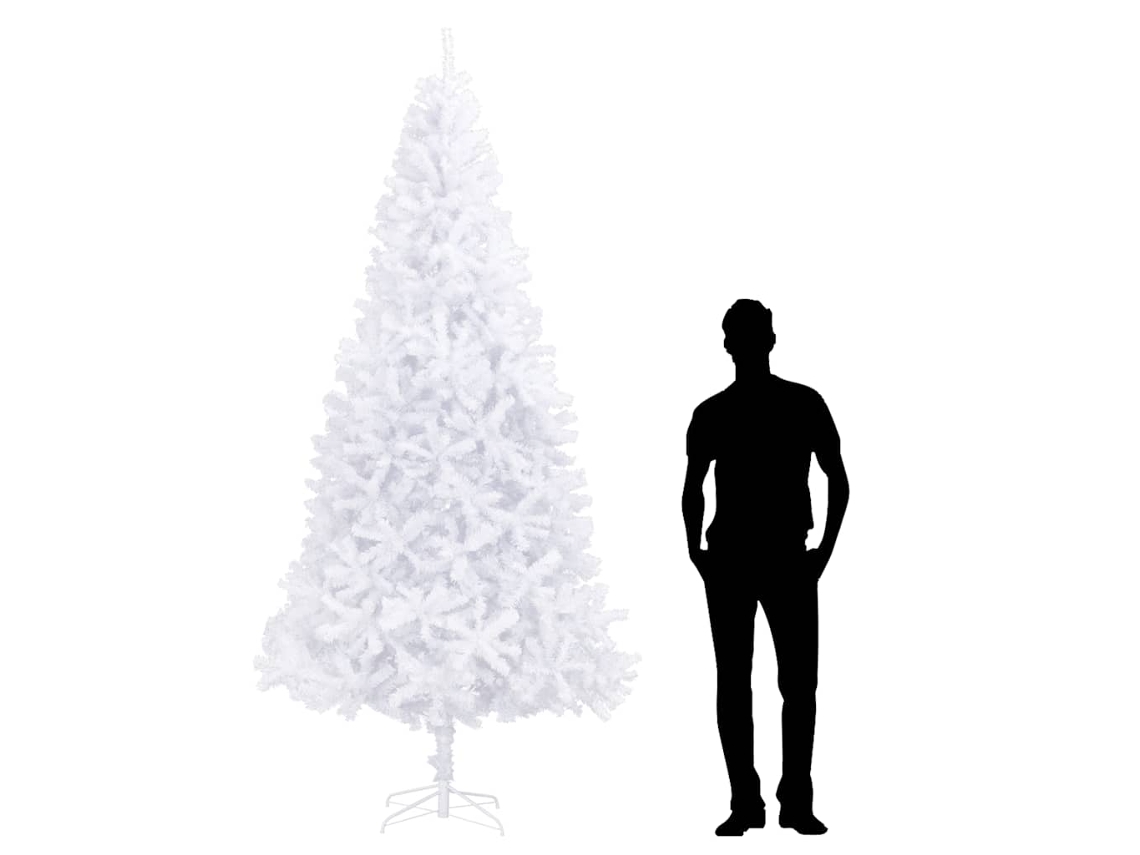 Vidaxl Árvore De Natal Artificial 300 Cm Branco