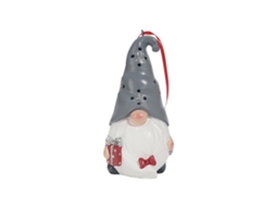 Caixa de Presente Natal com Enfeite de Árvore Gnome LAXISCREED