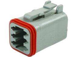 37501 Conector Alemão De 6 Pinos Ou Kit Com 8 Peças
