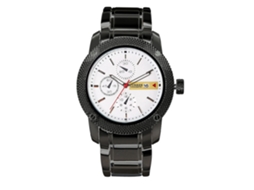 Relógio de Pulso Masculino Curren Quartz Impermeável Casual com Caixa de Liga e Mostrador Branco