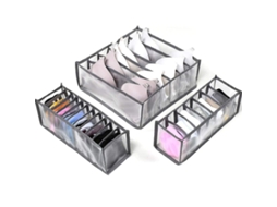 Organizador De Roupas Íntimas, Kit Divisor De Gavetas, Armário, Caixa De Armazenamento Dobrável Olysi Shop