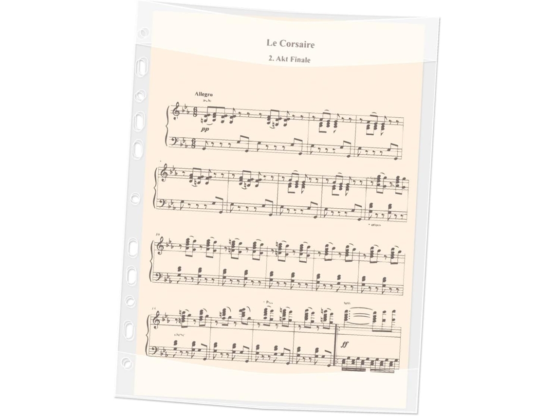 Pack 10 Fundas Multitáper A4 Para Partituras E Composição Musical