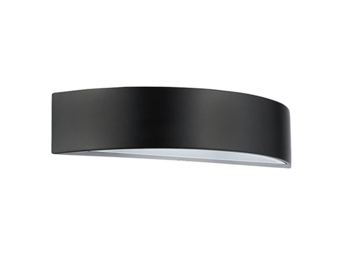 Lâmpada de Parede Led 5.5W Meia-Lua Preta 4100K HOROZ ELECTRIC
