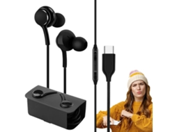 Fones De Ouvido Com Fio Usb C, Som Estéreo H Fi, À Prova D Água E Com Cancelamento De Ruído