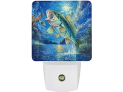 Luz noturna de pesca com LED e sensor crepuscular