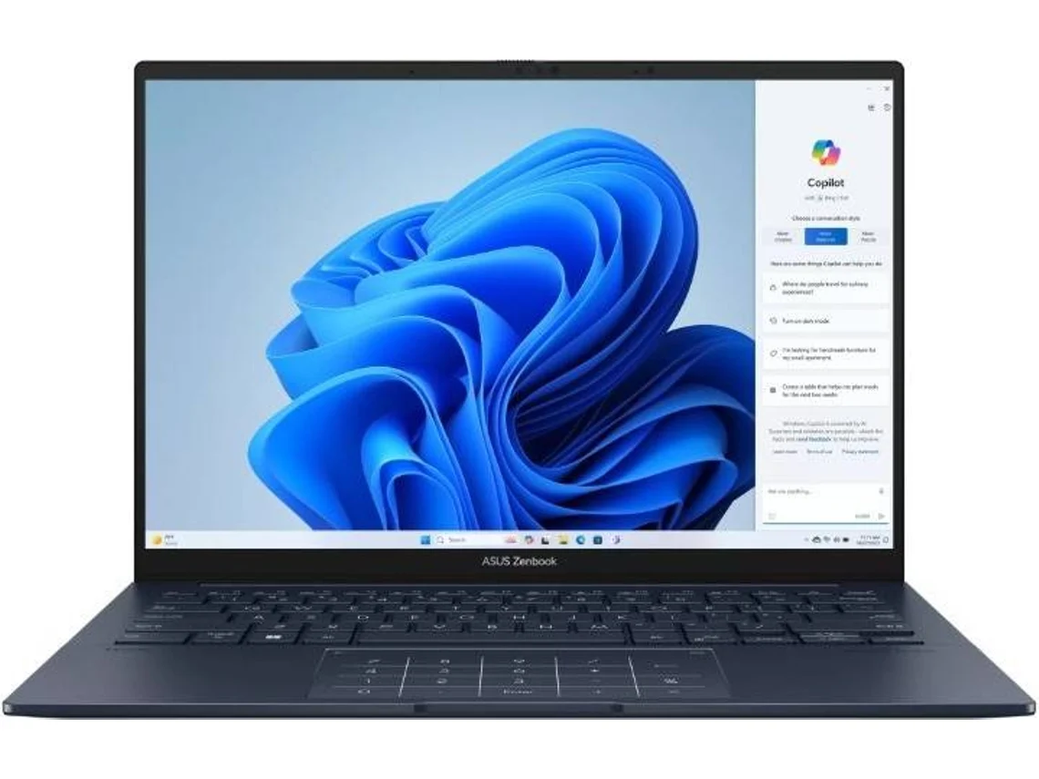 Portátil ASUS Zenbook 14 UX3405CA (Outlet Grade A - 14'' - Intel Core Ultra 9 285H - RAM: 32 GB - 1 TB SSD - Intel Arc Graphics)