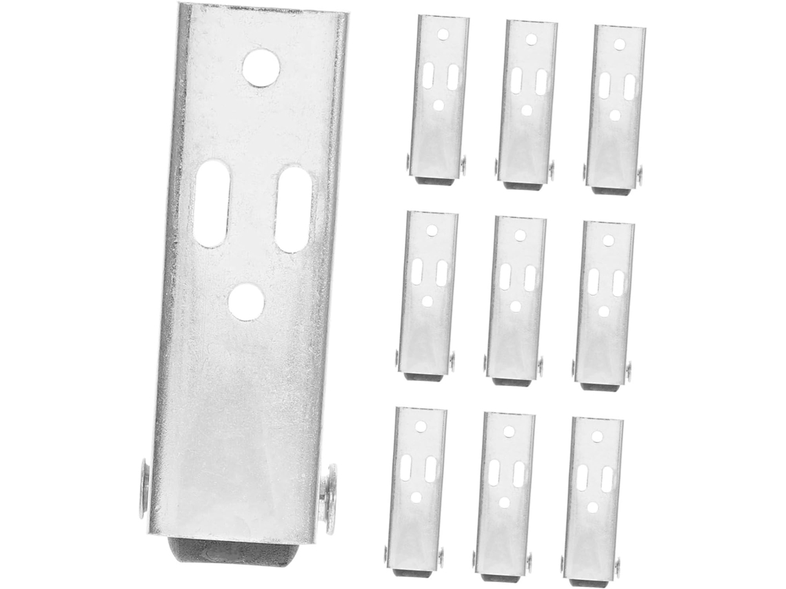 Conjunto De 10 Rolamentos E Polias Metálicas Para Portas Rolos Aço Ino
