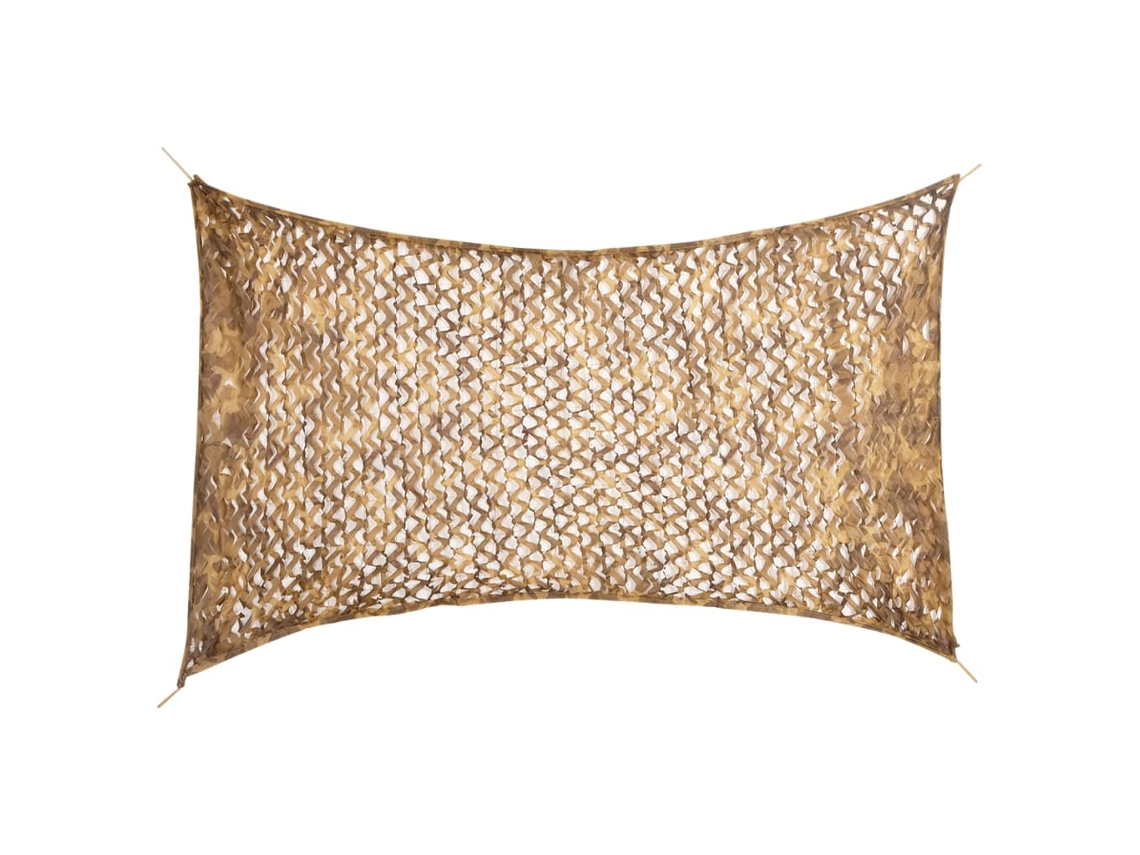 Vidaxl Rede De Camuflagem Com Saco De Arrumação 292x213 Cm Areia