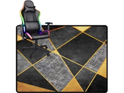 Tapete Cadeira Piso Antiderrapante Resistente Madeira Computador Gamer, Protetores Retangulares