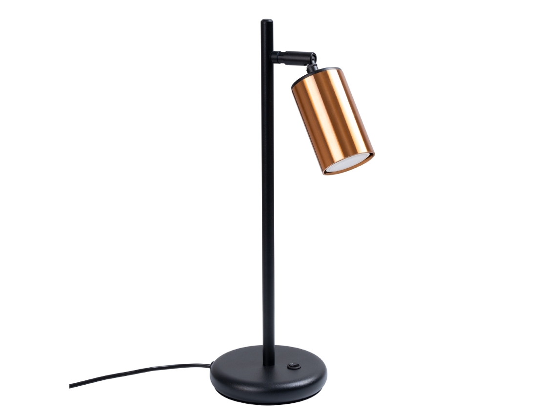 Candeeiros de Mesa Winx de Aço Preto/Cobre 44X13X15Cm SOLLUX LIGHTING