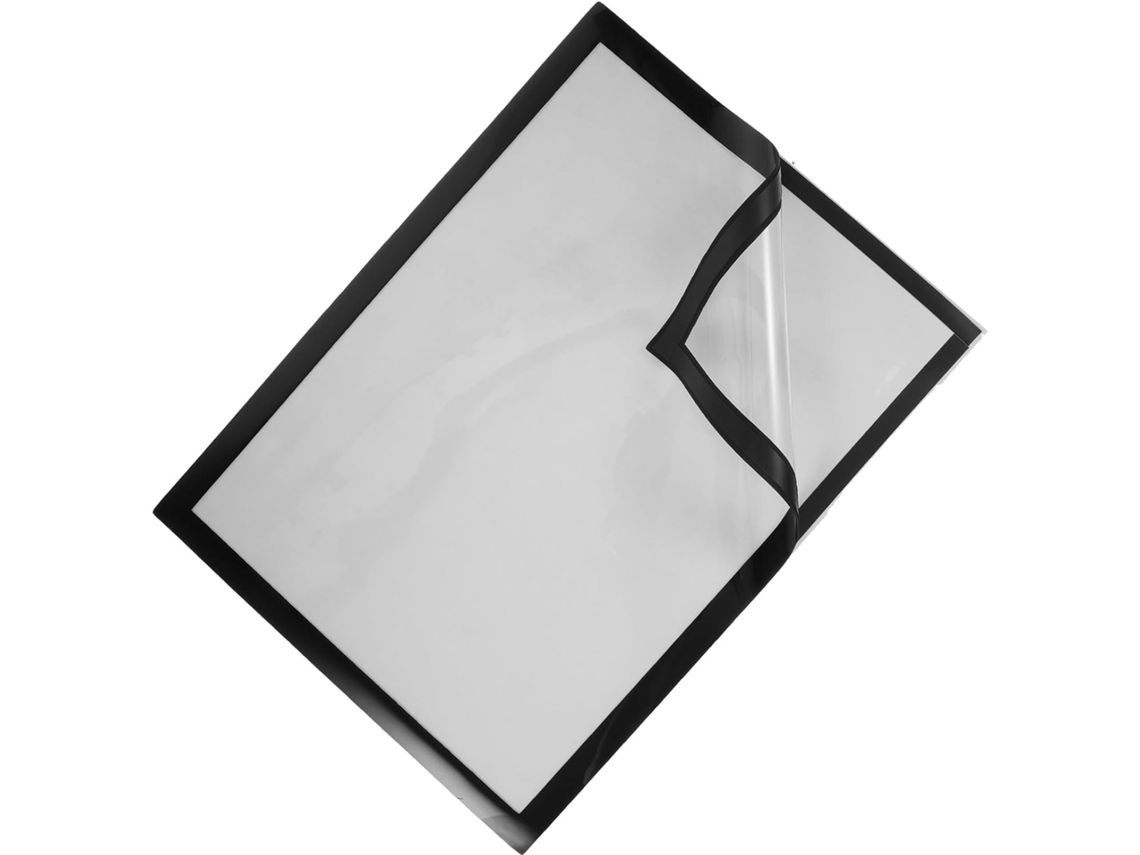 Moldura Magnética Preta 35x25 Geladeira Suporte Magnético Flexível Exibir Fotos Recados Ideal Natal GOKOCO