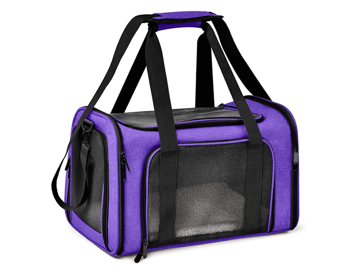 Transportadora Portátil Dobrável Eifson 40x25x25cm Tamanho M (roxo)