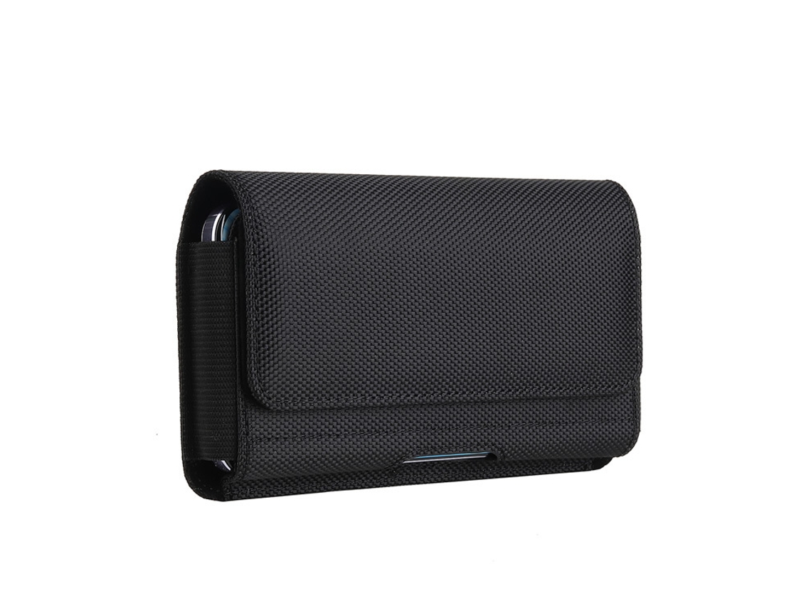 Bolsa Horizontal Para Celular Com Clipe De Cinto - Bolsa De Cintura Em Tecido Oxford Para Celulares De 5,5/6,7 Polegadas - Porta-cartões Com Fecho Mag