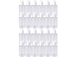 Frascos De Apertar Ciieeo De 75ml, Cor Aleatória, Pacote Com 24 Unidades, Recarregáveis, Fáceis De Transportar.