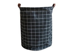 Cesto de Armazenamento Dobrável com Alça, Ideal para Guardar Roupas, Brinquedos e Outros Itens Domésticos BRILVIBERA