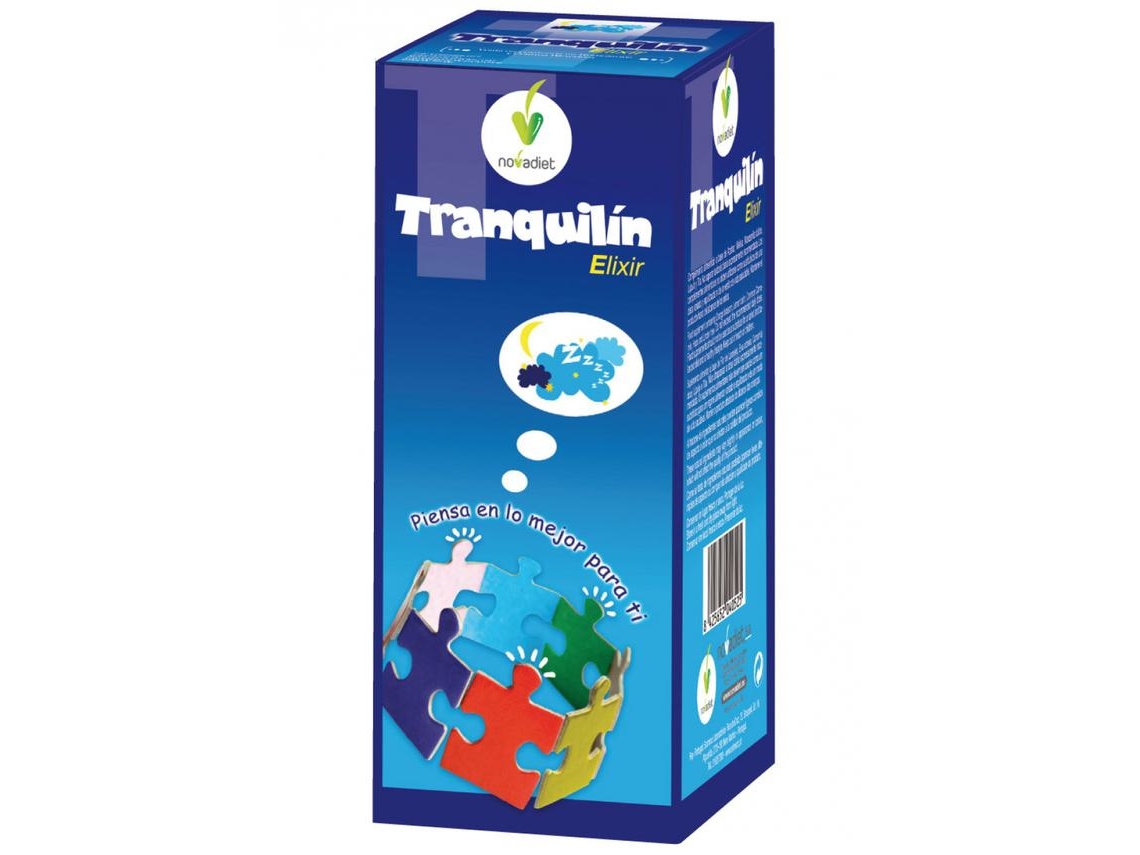 Suplemento Alimentar NOVADIET Tranquilin Elixir (Uva - 150 ml)