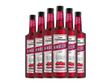 Licores NORDBRAND NORDHAUSEN Himbeere Fruchtlikör (0.7 L - 6 Unidades)