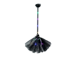 Vassoura Decorativa Com Lanterna Led, Brinquedo Infantil, Vassoura De Halloween Ly Ebike