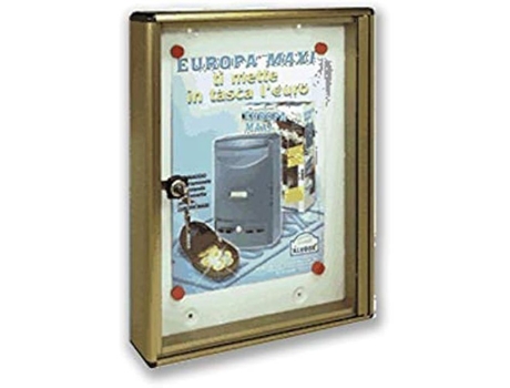 Quadro de Avisos ALUBOX 1007632 Prata Robusto e Durável