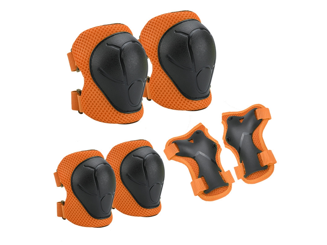 Kit Proteção de Crianças 6 em 1 ,tamanho:s Laranja XIAOMOYU