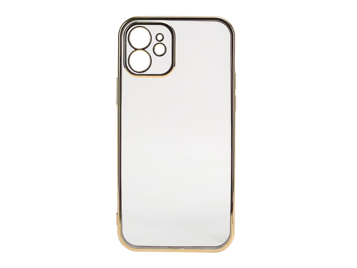 Aetheria capa de Telefone Sulada Electroplating Tpu Total para Iphone 12 Ouro Fina e Proteção Anti quedas