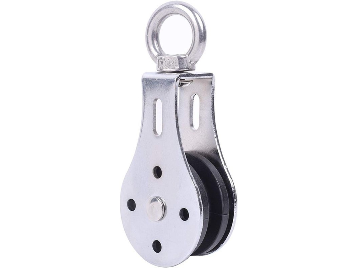 Polea De Acero Inoxidable Para Entrenamiento De Fuerza Con Rodamiento Silencioso 300kg Carga Resistente Rotatoria 360 Grados