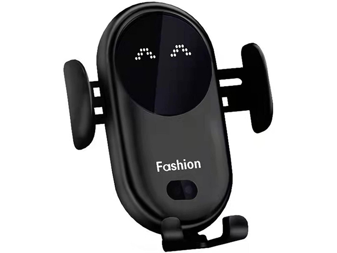 Suporte De Carregador Sem Fio Para Carro Smart Com Sensor Automático 10w Carregamento Rápido Qi