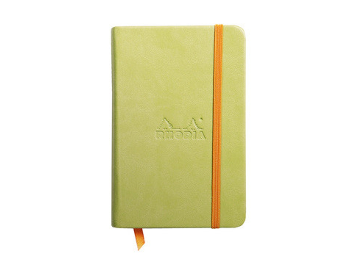 Caderno e bloco RHODIA 118646C A6 96 folhas verde