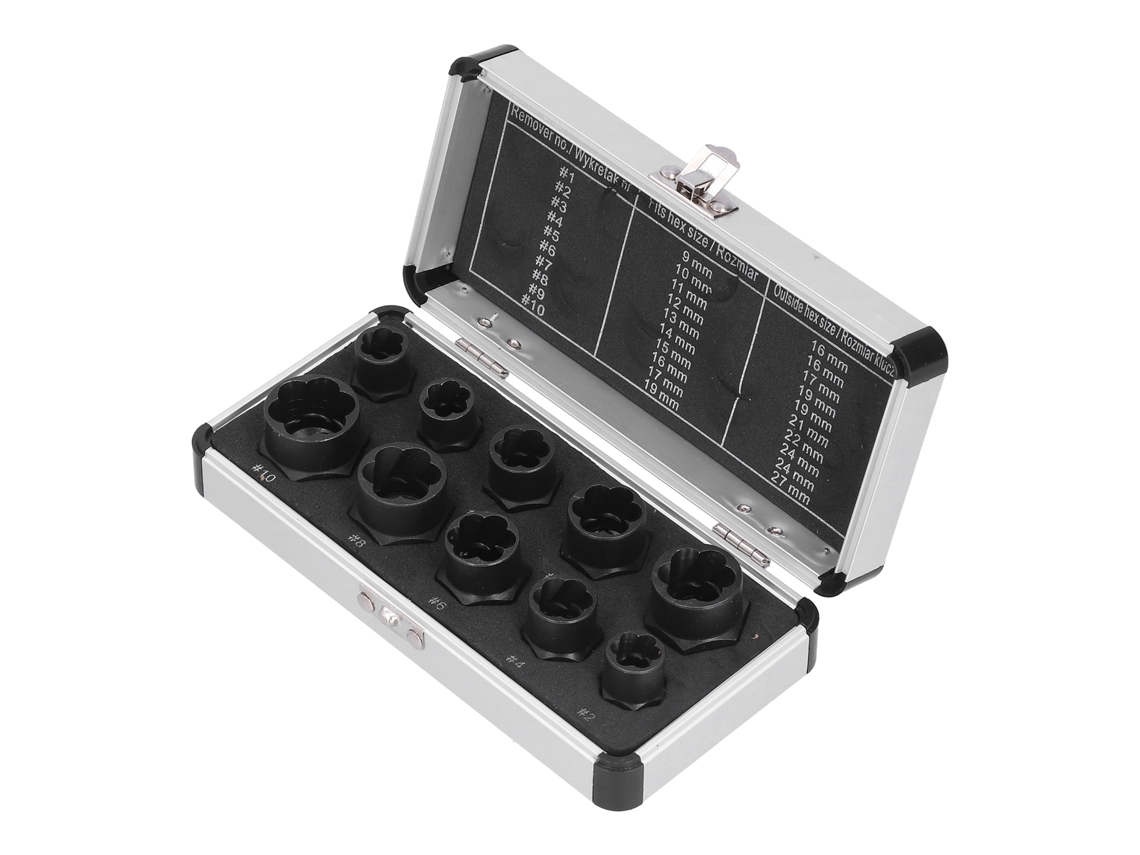 Laxiscreed Kit De Removedor De Parafusos E Dados Com Pegadores De Ferragem Para Reparações E Manutenção