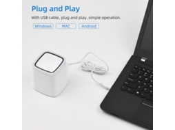 Scanner de Código de Barras 1d e 2d Usb Sem Mão para Desktop | S/MARCA
