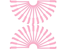 Pulseiras hospitalares Frcolor em PVC rosa, 100 unidades, impermeáveis e descartáveis, para identificação de pacientes.