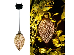 Lanterna solar suspensa decorativa com iluminação Led AQUAFORGE