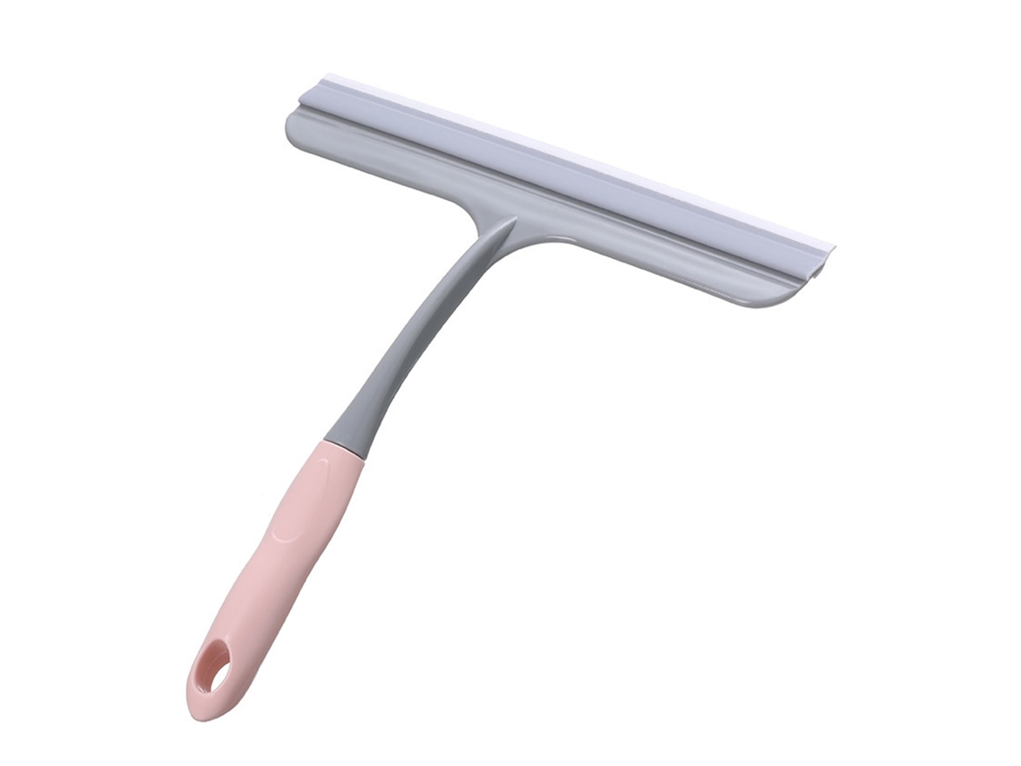Rodo multiuso antiderrapante Baok para janelas, espelhos e carros - Ferramenta de limpeza doméstica - Rosa - 22,3 cm/8,8 pol.