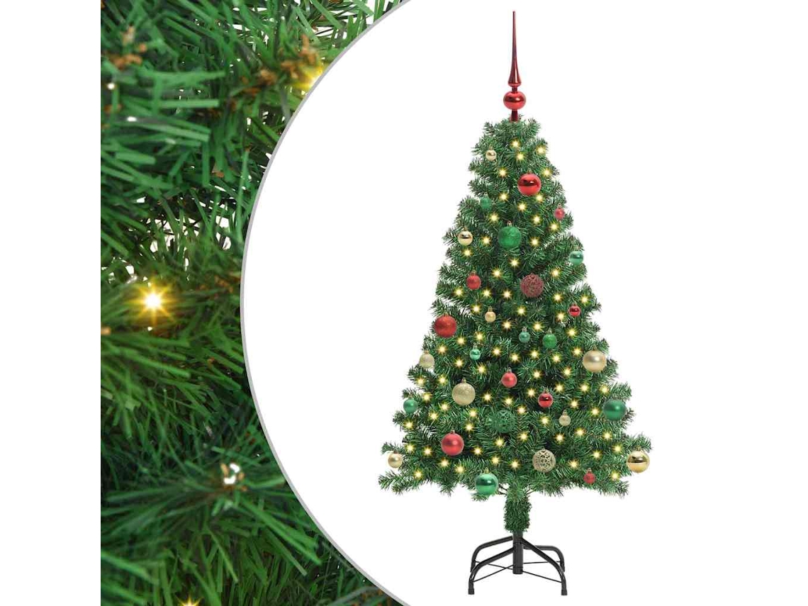 Luzes De Cordão Decorativas Vidaxl Verde Pvc (150 Cm)