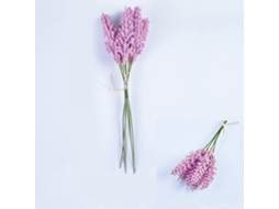 Baok-6 Unidades de Buquês de Lavanda Artificial para Decoração de Casa, Lavanda Artificial Roxa Escura