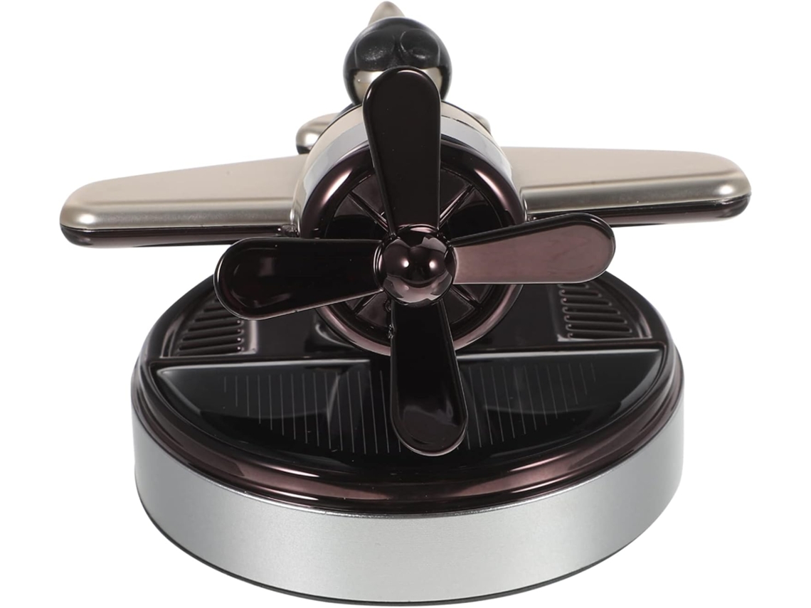 Difusor de aromas solar, elegante peça de decoração de interiores em estilo metálico inspirado em aeronaves.