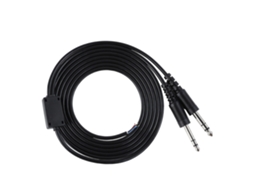 Aetheria cabo de Substituição Diy para Fones de Ouvido de Aviação 2m com Plug Ga Duplo 1/4''
