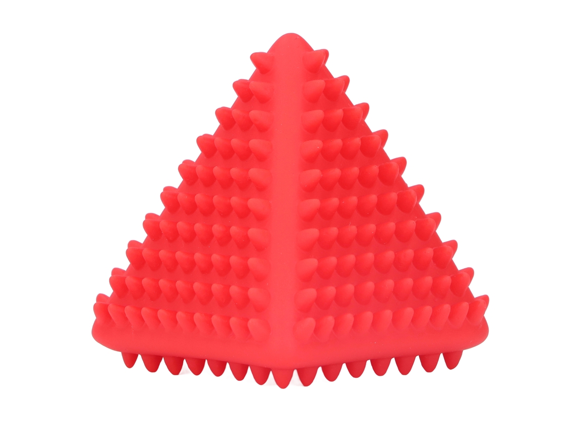 Primerox bola Sensorial Elástica Triangular Vinil Forma Geométrica Brinquedo Educativo Anti estresse