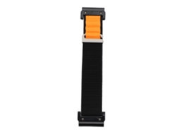 Cinto De Relógio De Nylon 26mm Ajustável Para Fenix 7x 5x 6x Pro Preto Laranja