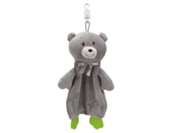 Mali toalha de Segurança para Bebê Macia Cute Urso Grizzly Multifuncional Acalmante para Bebês +3 Meses