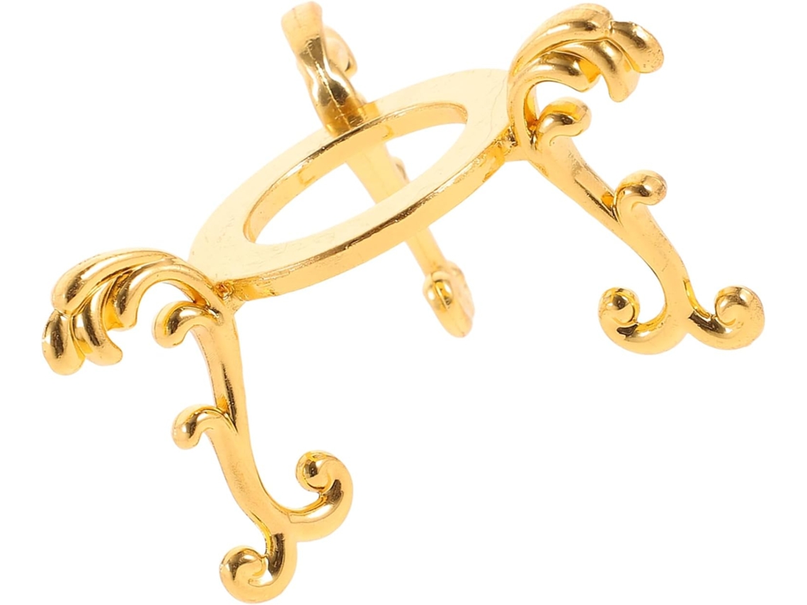 Suporte Artibetter Grande De 2, 56-polegadas Em Metal Dourado Para Bola De Cristal, Base Estável Para Decoração De Casa