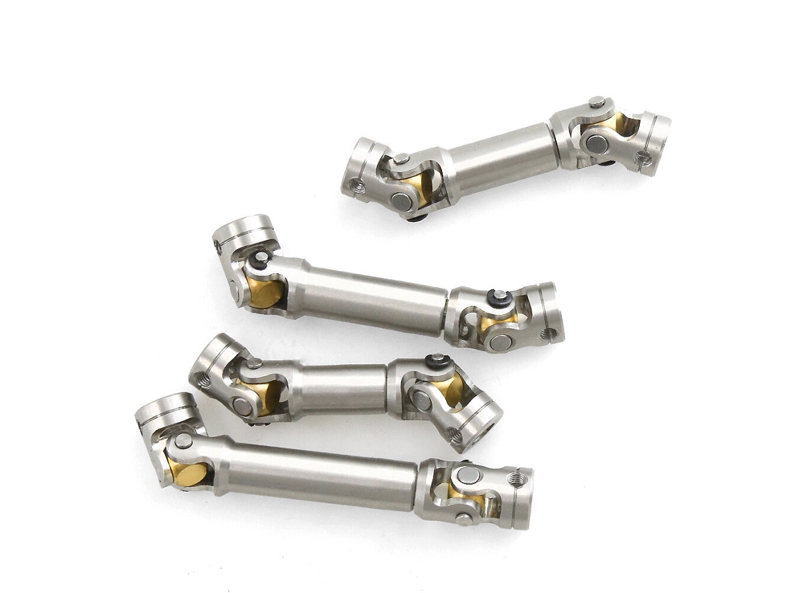 Eixo Transmissão Metal Reforçado 55 67mm Junta Universal Cvd para Caminhão Crawler Reboque Tamiya 1/14 Peças Reposição MDUG