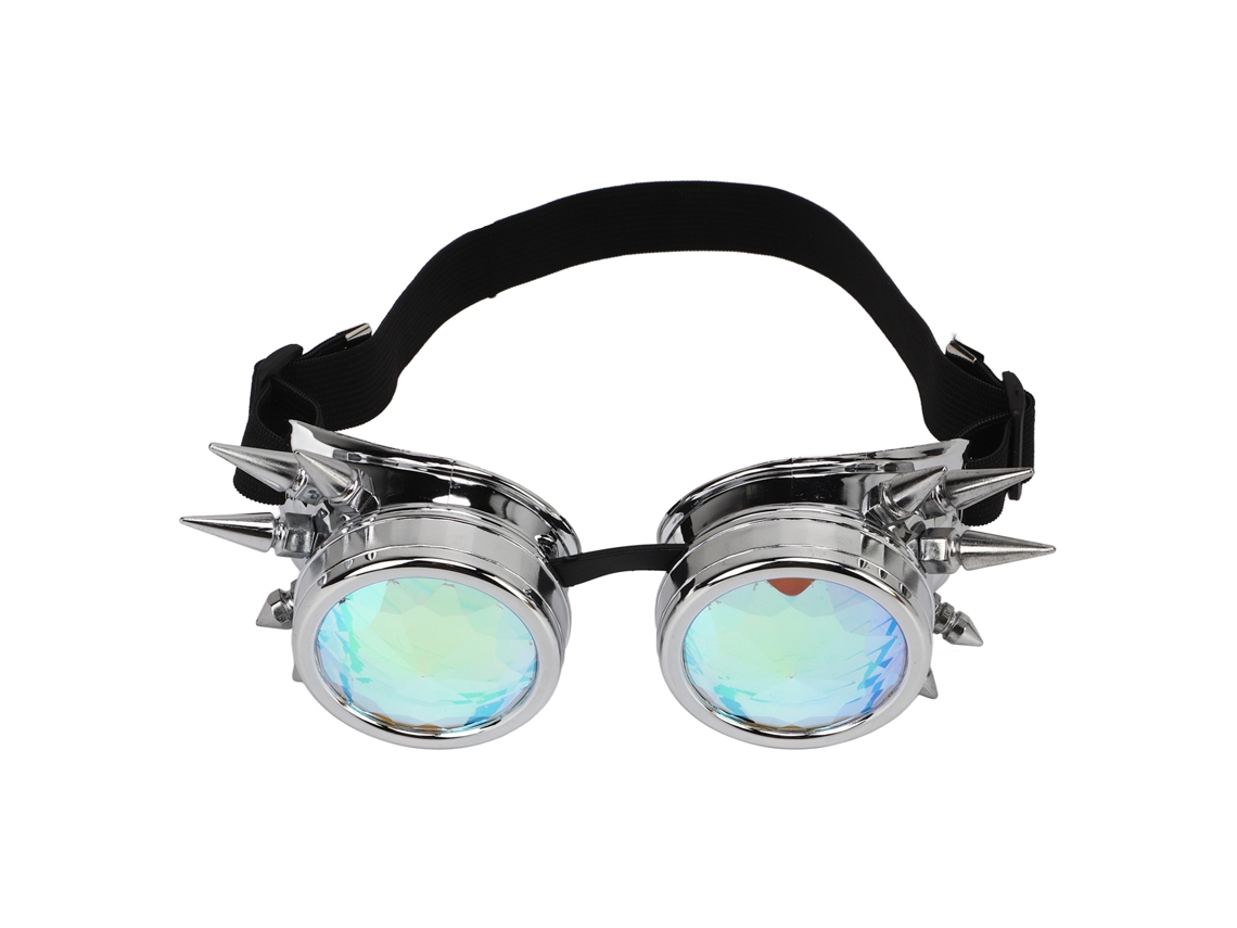 Óculos Steampunk Retro Prata Laxiscreed Para Estilo Vintage E Originalidade